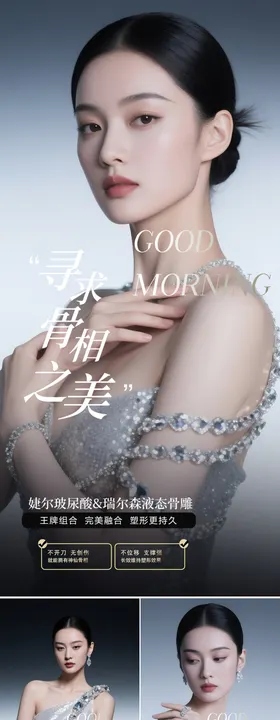 医美早安系列高级海报
