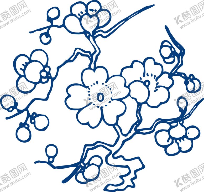 编号：63896905071444348845【酷图网】源文件下载-青花瓷图案