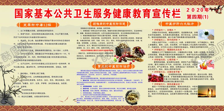 编号：44015301190007301023【酷图网】源文件下载-中医健康教育宣传栏