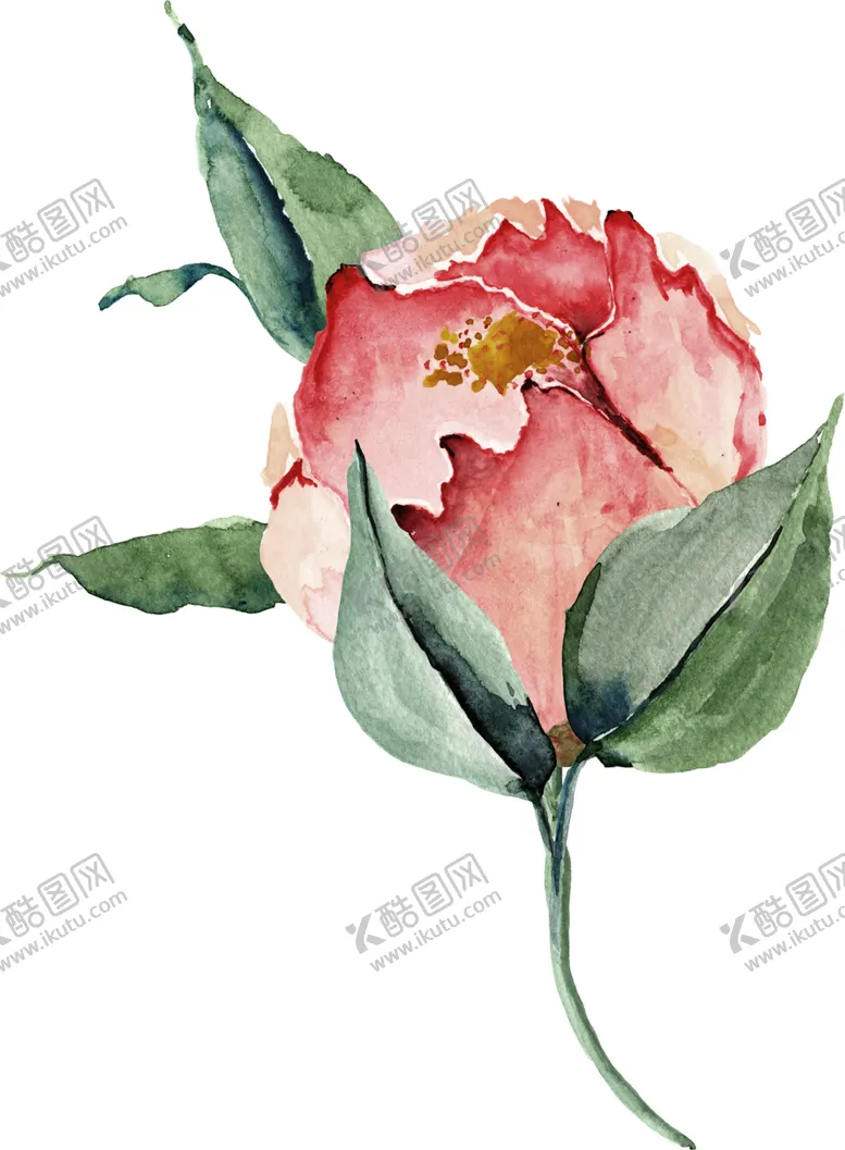 编号：49662506280120438075【酷图网】源文件下载-欧式彩绘植物