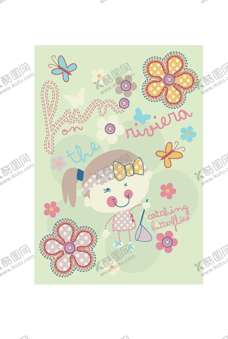编号：24063409102154147830【酷图网】源文件下载-幼童印花