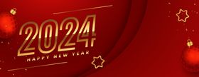2024年圣诞球春节元素线条