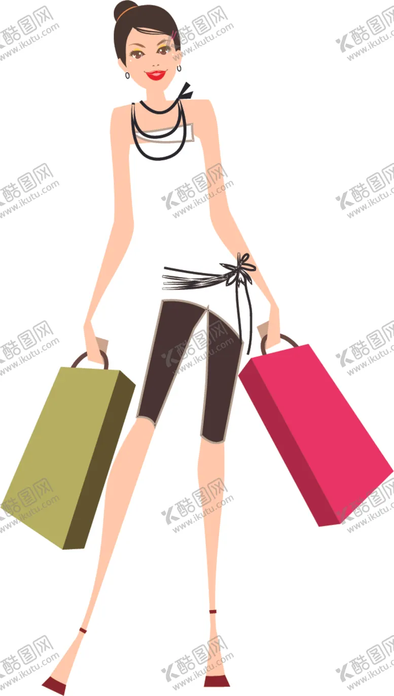 编号：56038704200859271148【酷图网】源文件下载-时尚购物女人