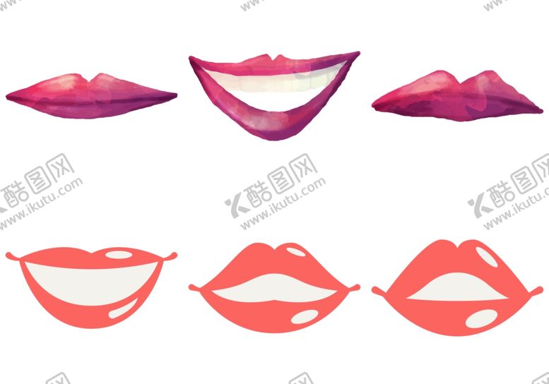 编号：52806809261803389780【酷图网】源文件下载-卡通嘴唇