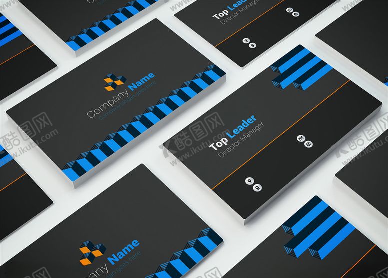 编号：41839109250633466378【酷图网】源文件下载-矢量名片模板