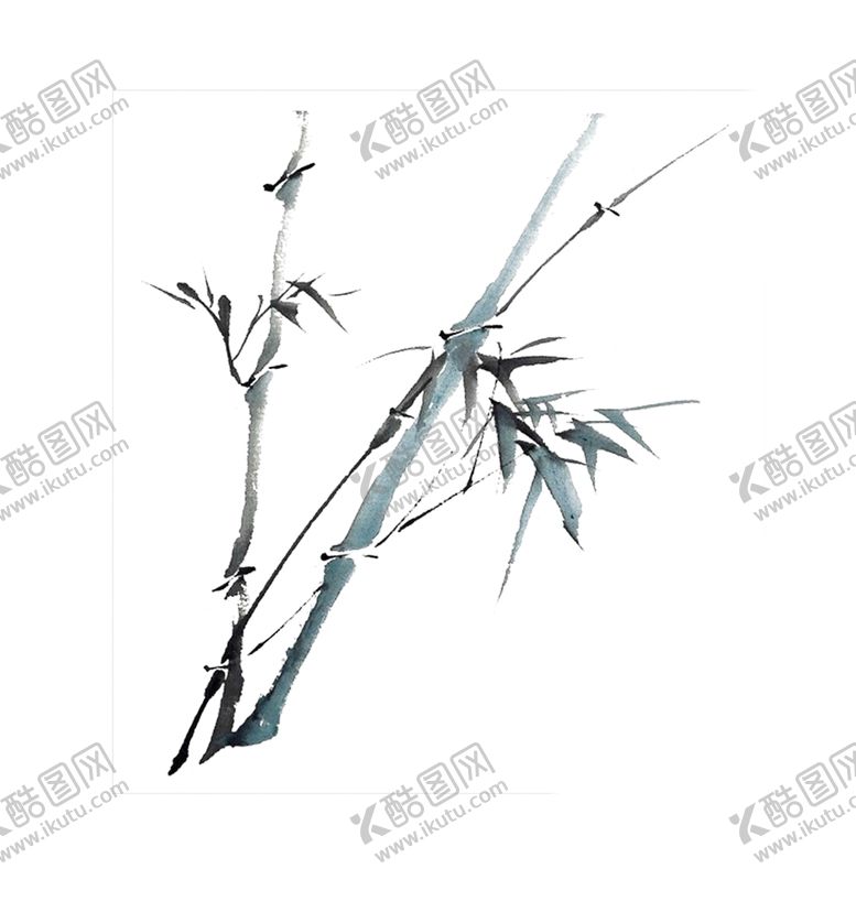 编号：49920507090638595678【酷图网】源文件下载-水墨竹子