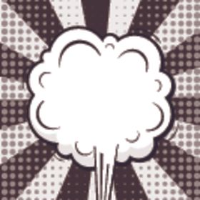 漫画卡通对话框