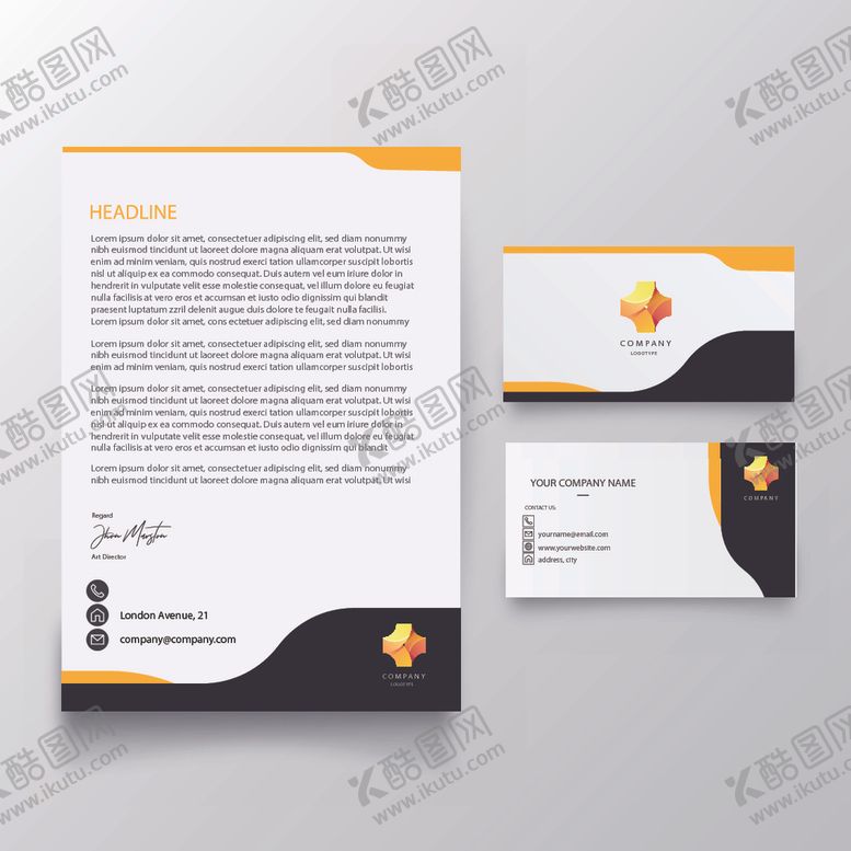 编号：40910509121021595930【酷图网】源文件下载-制度牌商务信纸宣传单