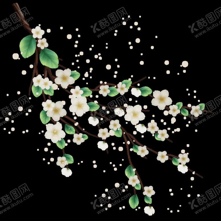 编号：36540110260656356598【酷图网】源文件下载-梅花桃花PNG 