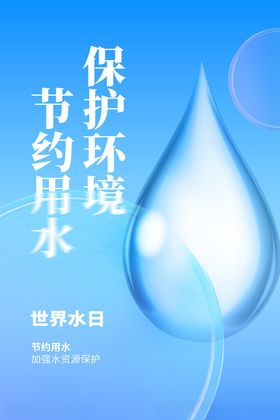 节约用水公益海报设计