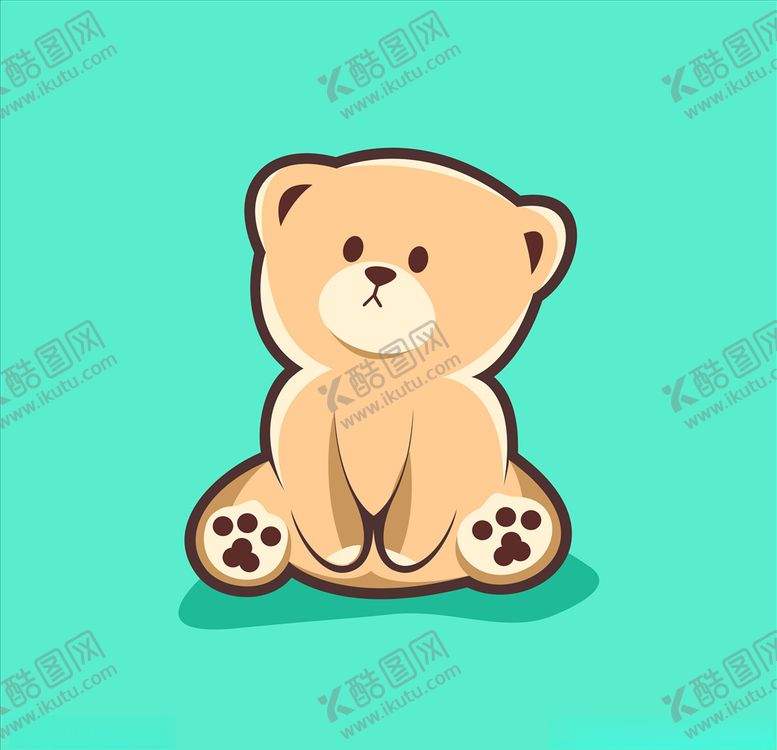 编号：35620507141137507219【酷图网】源文件下载-卡通小熊