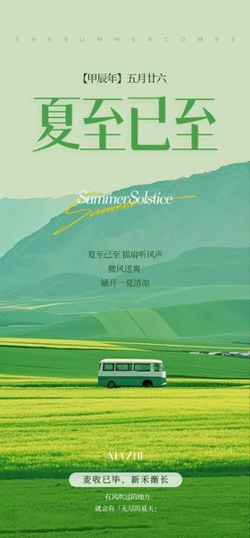 夏至节气海报