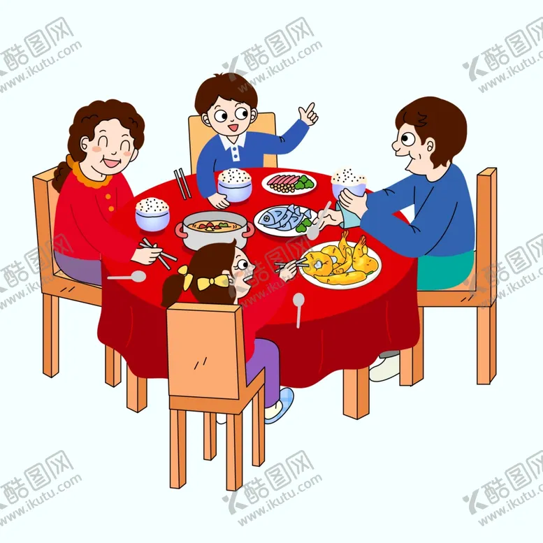 编号：90452711011655092545【酷图网】源文件下载-卡通家庭