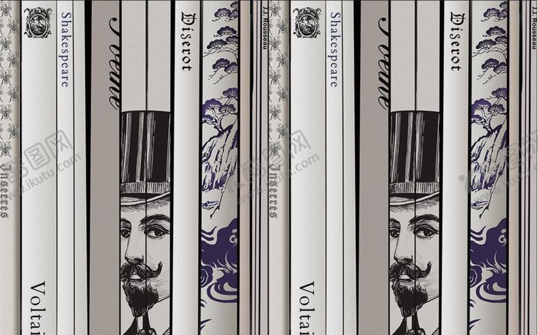 编号：21359009191147511613【酷图网】源文件下载-时尚复古背景墙