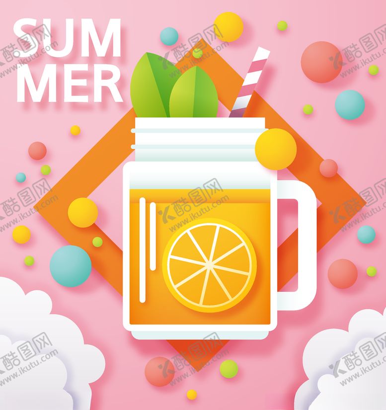 编号：31390110230157491530【酷图网】源文件下载-夏日主题创意插画