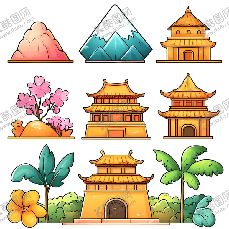 编号：68459101251029453747【酷图网】源文件下载-建筑山