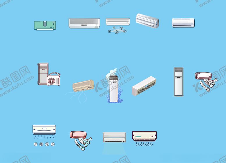 编号：62055311142148326592【酷图网】源文件下载-卡通空调