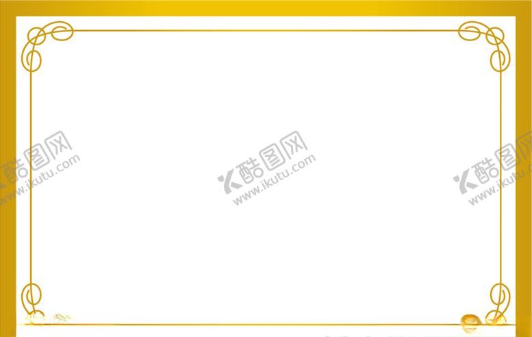 编号：75513305020033047645【酷图网】源文件下载-金色边框
