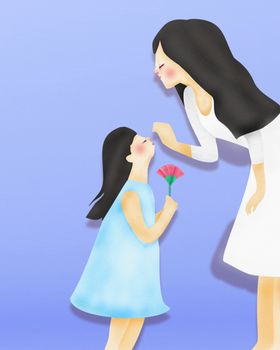 母亲节插画