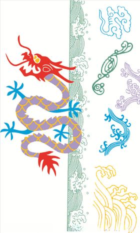 矢量龙纹