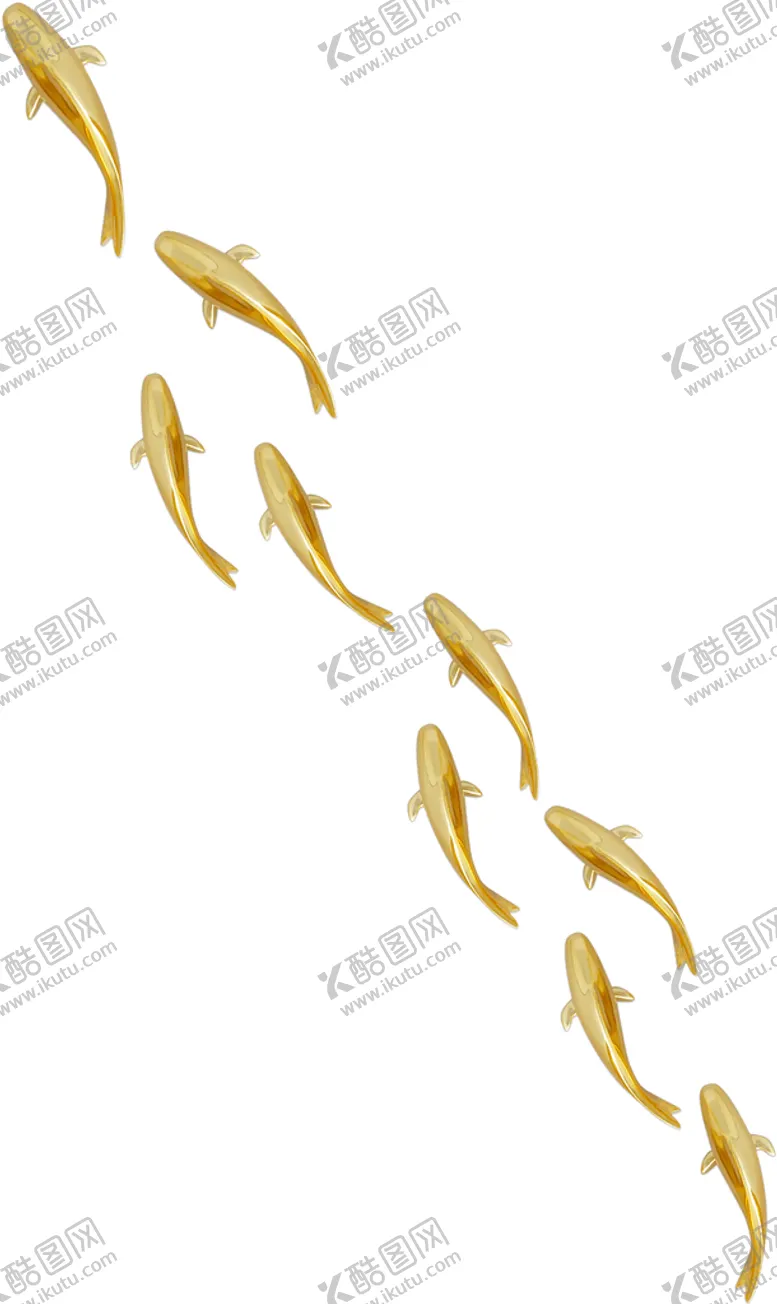编号：43208909220329501725【酷图网】源文件下载-透明 手绘 九鱼 元素 素材
