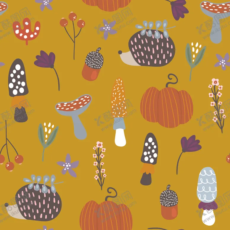 编号：73002404190549342677【酷图网】源文件下载-彩绘植物背景