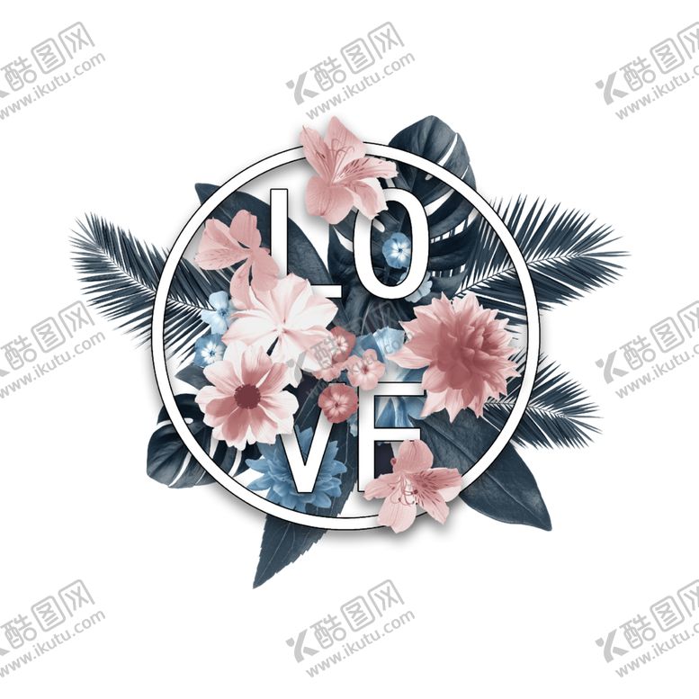 编号：89715110060534311107【酷图网】源文件下载-花卉T恤图案6