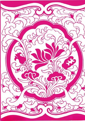 七彩花纹底纹素材