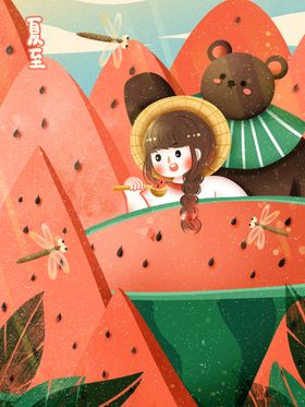 立夏微信小暑朋友圈宣传
