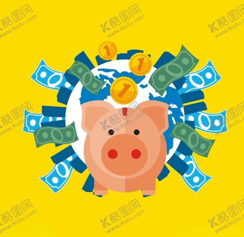 编号：41608810021114157077【酷图网】源文件下载-小猪存钱