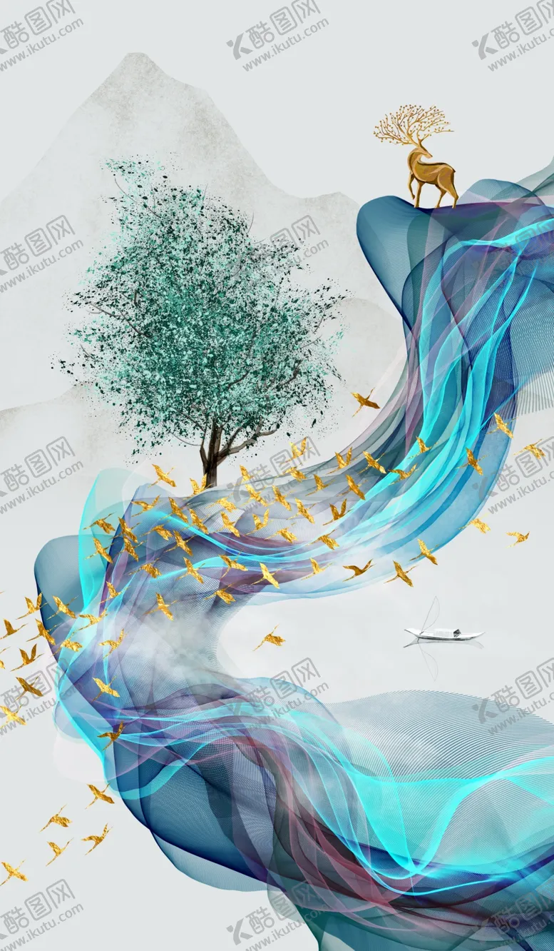 编号：90469104292220195506【酷图网】源文件下载-轻奢装饰画
