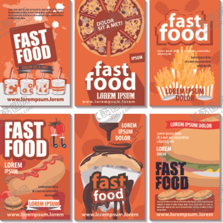 编号：22169810062328324087【酷图网】源文件下载-快餐海报