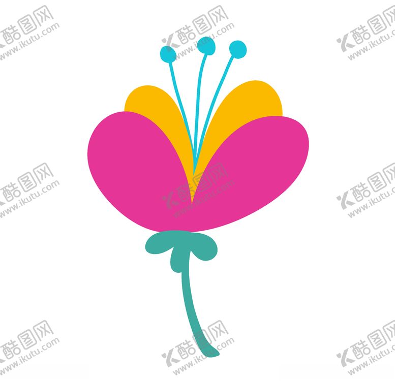 编号：85535109161655442682【酷图网】源文件下载-卡通花朵
