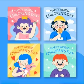 儿童节日插画合集