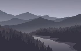 风景插画