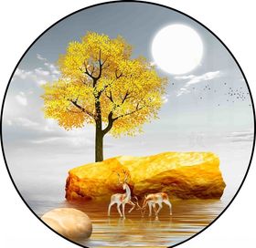 石来运转装饰画图片