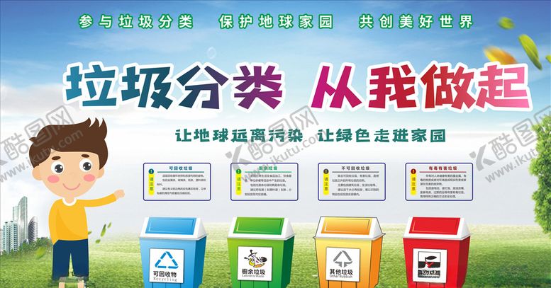 编号：38423707140439412106【酷图网】源文件下载-垃圾分类