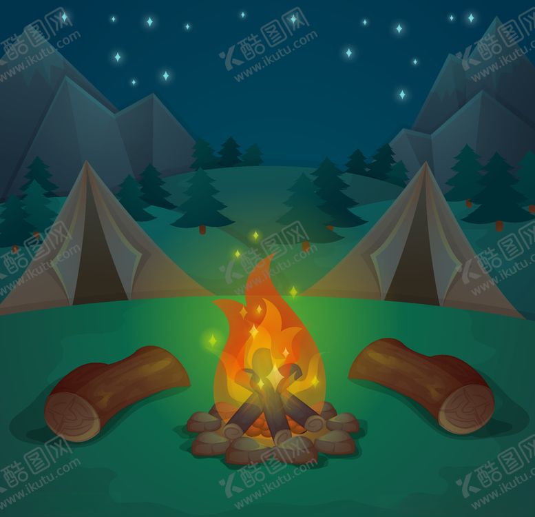 编号：52478710112222335927【酷图网】源文件下载-露营