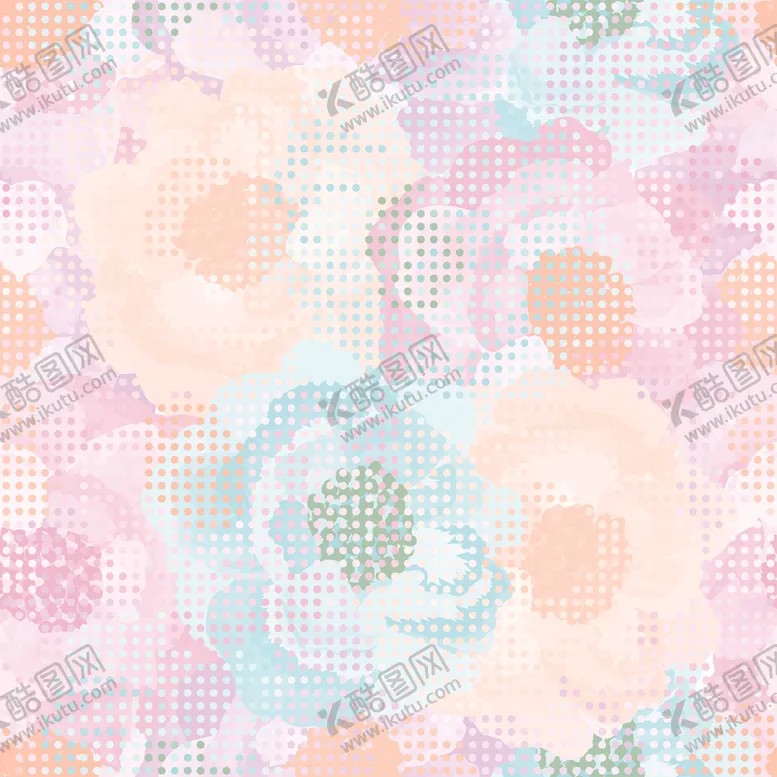 编号：23593010061131432402【酷图网】源文件下载-大牌梦幻水彩手绘花