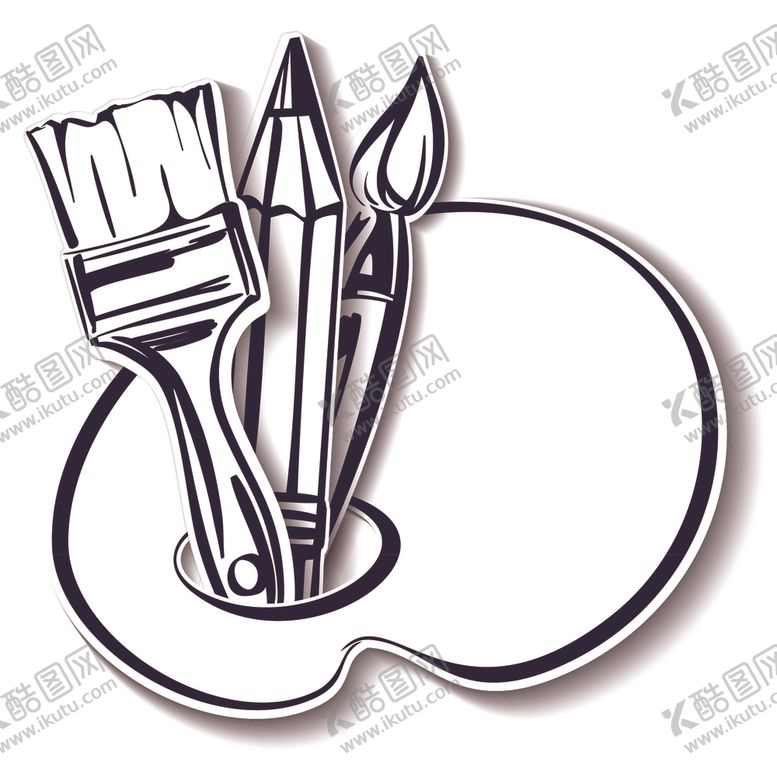 编号：33562210230959348065【酷图网】源文件下载-画画用品