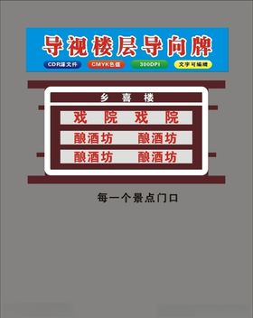 公园指向牌经典