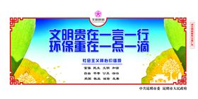 创建文明城市文明环境围挡