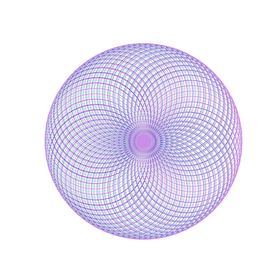 圆环底纹彩色管矢量正弦线