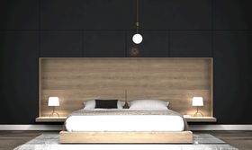 简易卧室床3d模型