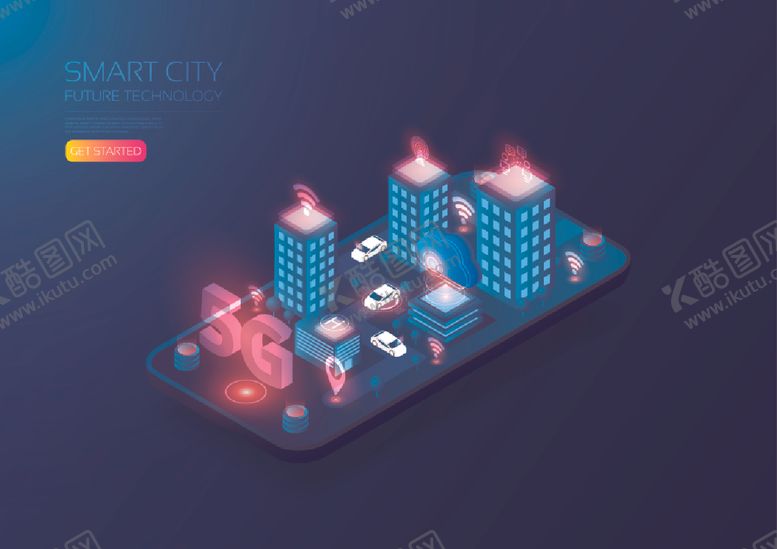 编号：11762709211500053836【酷图网】源文件下载-全息5G数字技术