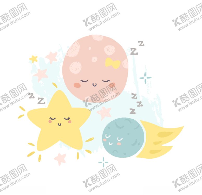 编号：52316610010736371348【酷图网】源文件下载-小清新可爱卡通背景图案