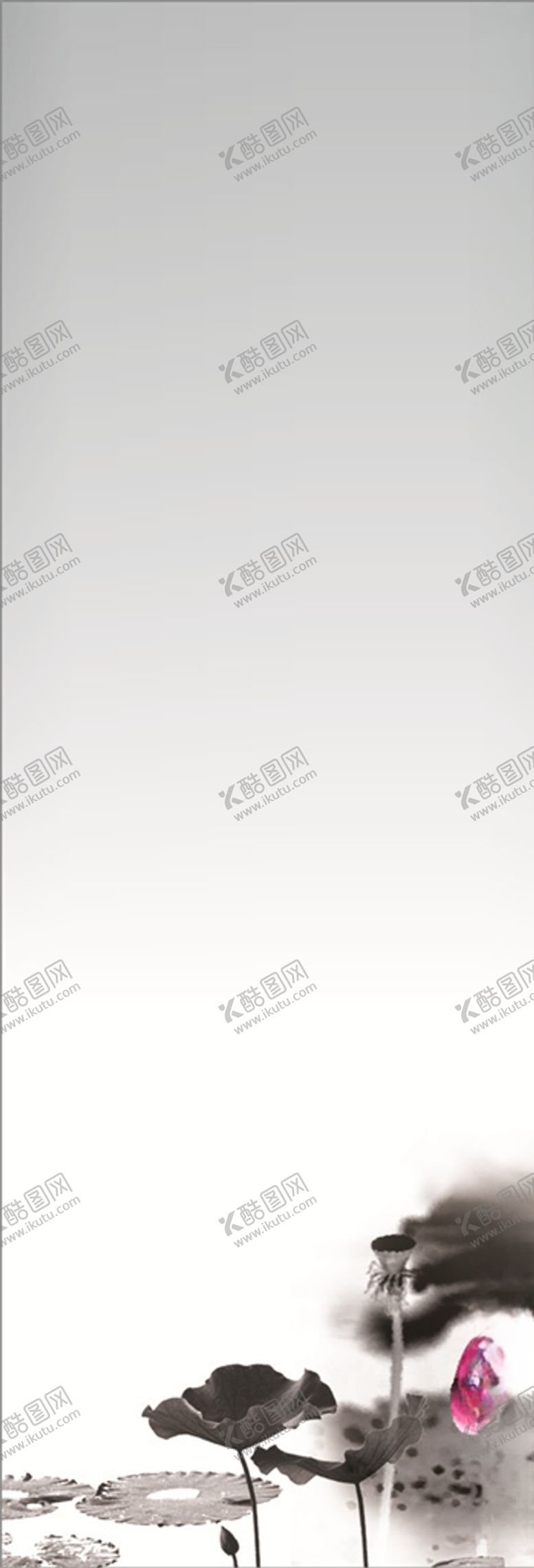 编号：68310205111123155922【酷图网】源文件下载-水墨荷花