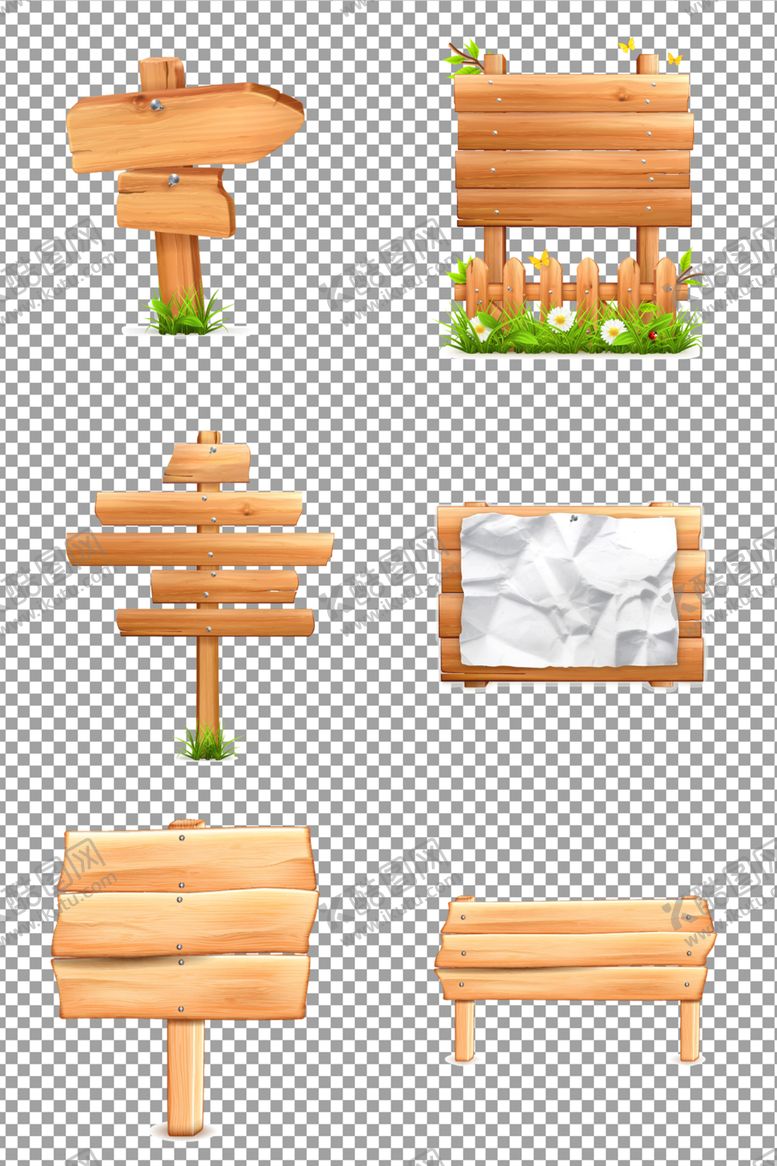 编号：11507909212350189883【酷图网】源文件下载-木制路牌