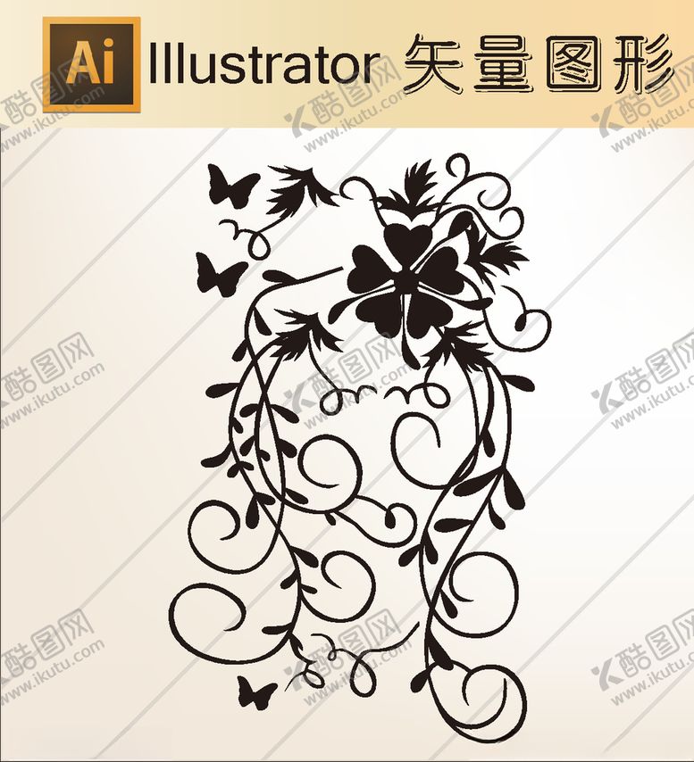 编号：27800107121112132092【酷图网】源文件下载-花草剪纸花草壁纸简洁手绘