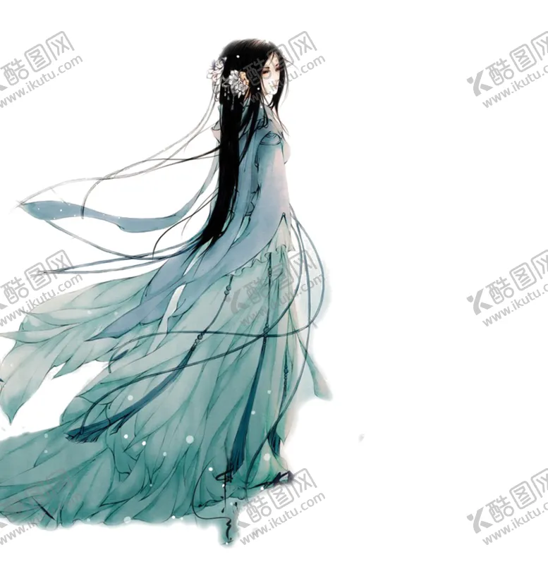 编号：75450401300822331100【酷图网】源文件下载-古风美女插画